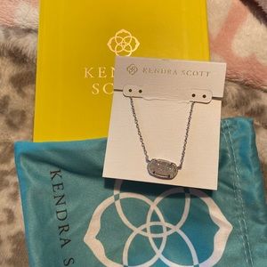 Silver Kendra Scott necklace